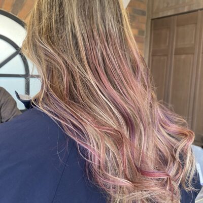 ピンク×パープルハイライトのイメージ画像