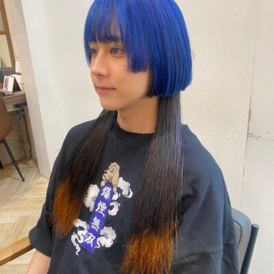 派手髪ウルフのイメージ画像