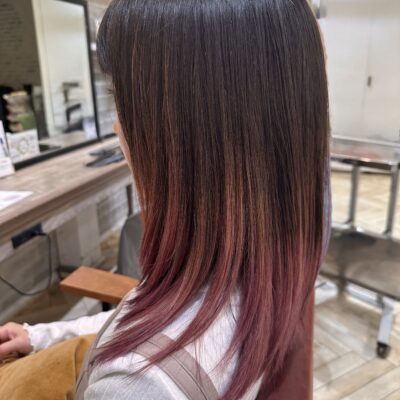 毛先カラーのイメージ画像