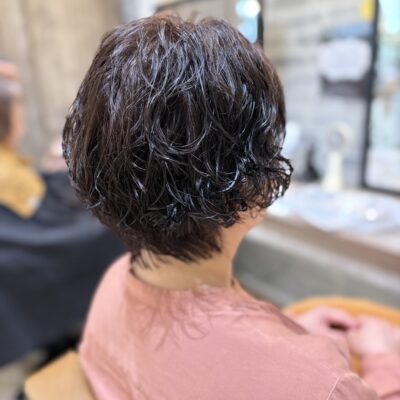 ショート×毛髪強化パーマのイメージ画像
