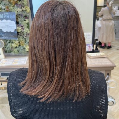 曲がる髪ドラストレートのイメージ画像