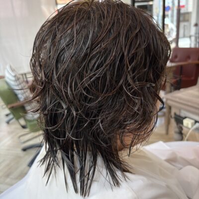 表面だけの部分パーマのイメージ画像